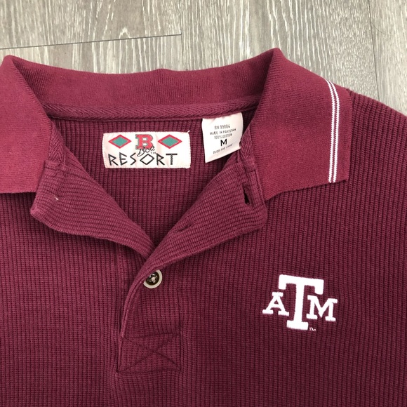 Texas A&M Vintage Burgundy POLO - Picture 3 of 4